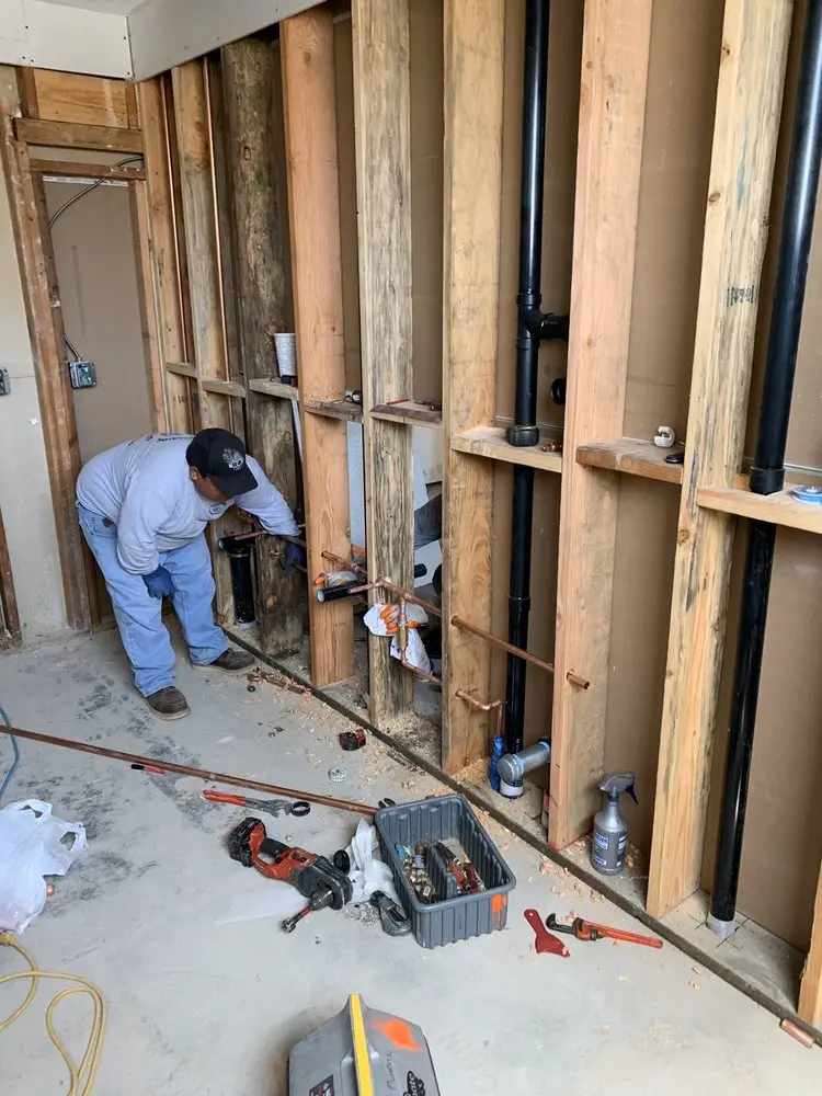 Commercial rough-in plumbing for Water Heater Replacement in Northeast Bethlehem